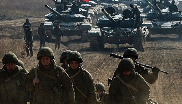 Russian troops on the move near Ukraine