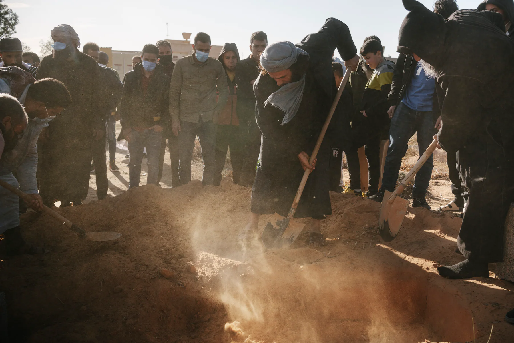 Burial of a Kuniyat victim
