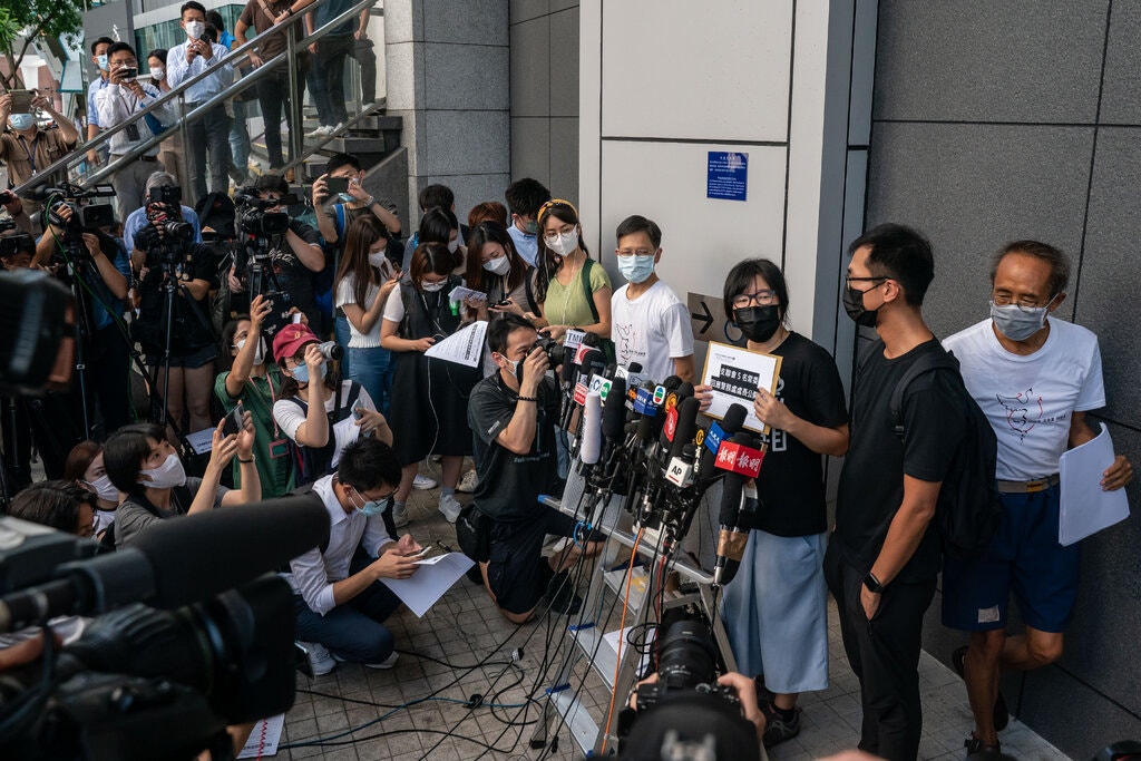 Activists arrested by police in Hong Kong prior to annual Tiananmen Square vigil