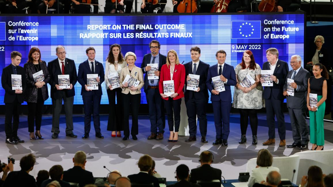 Citizens and politicians at the Conference on the Future of Europe