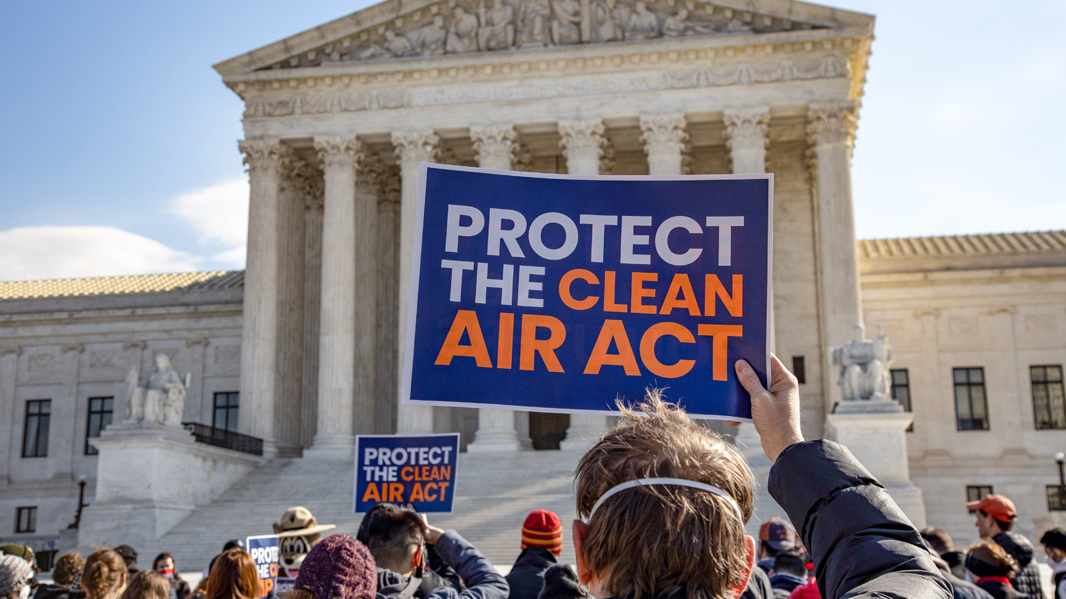 Protest in Front of the Supreme Court