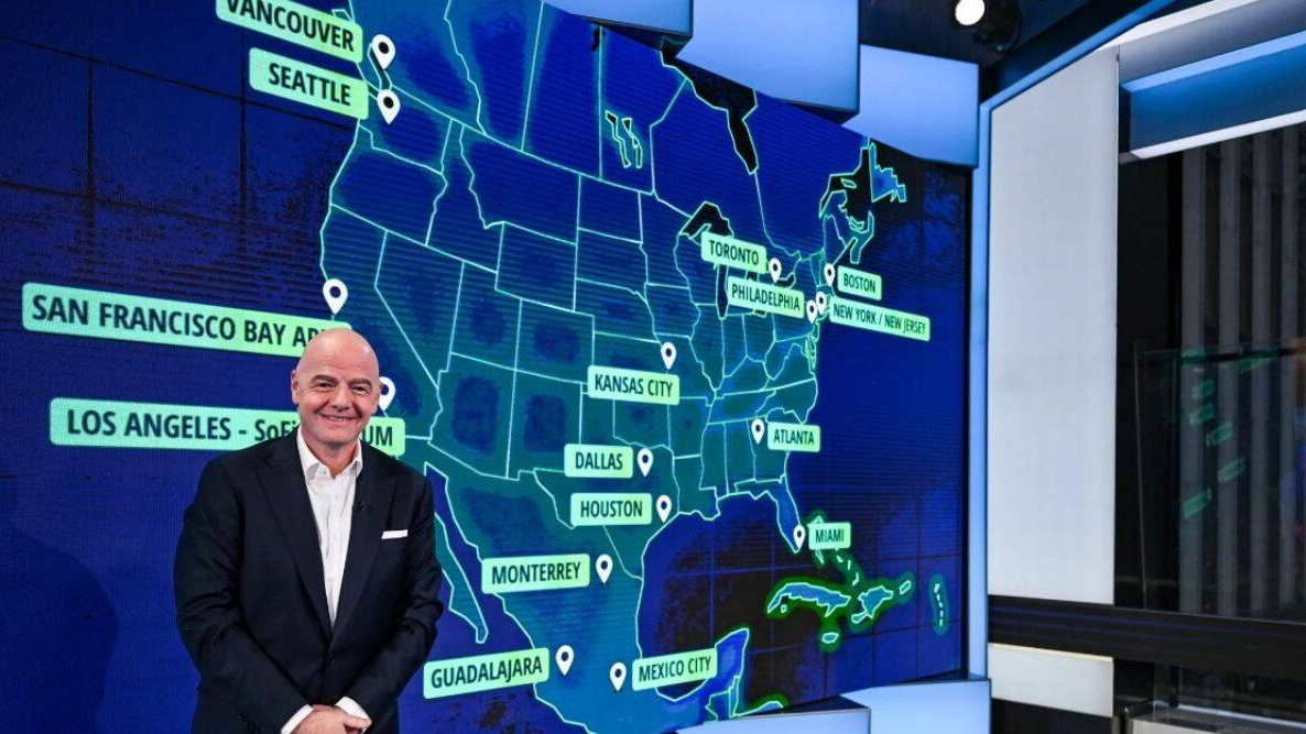 FIFA President, Gianni Infantino, Annouces North American Sites that Will Host 2026 World Cup