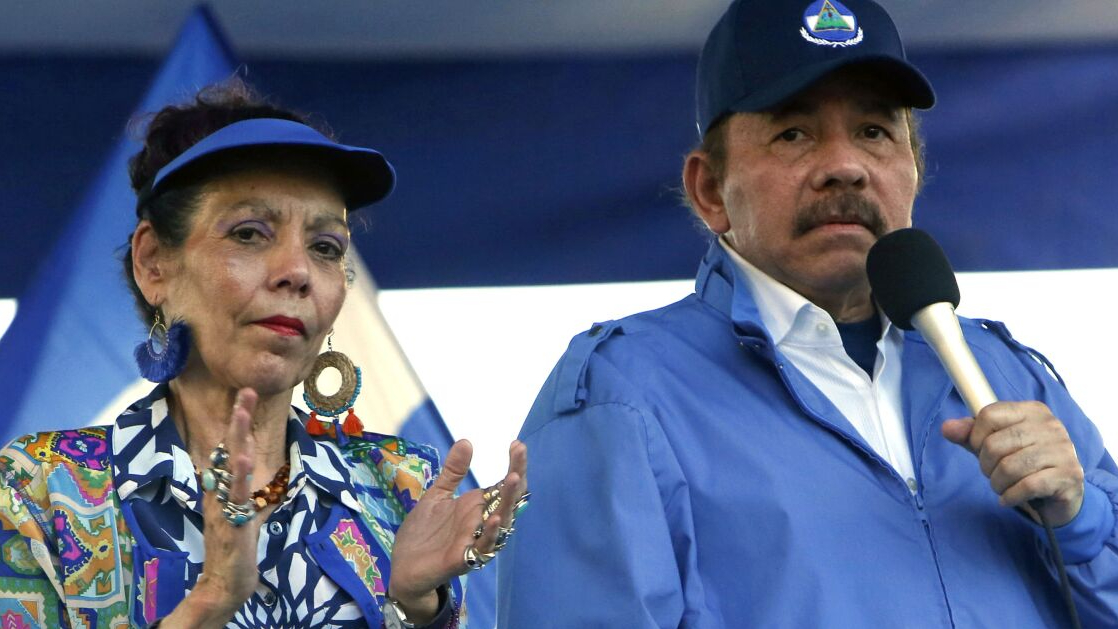 President Daniel Ortega of Nicaragua and his wife, Vice President Rosario Murillo, in 2018