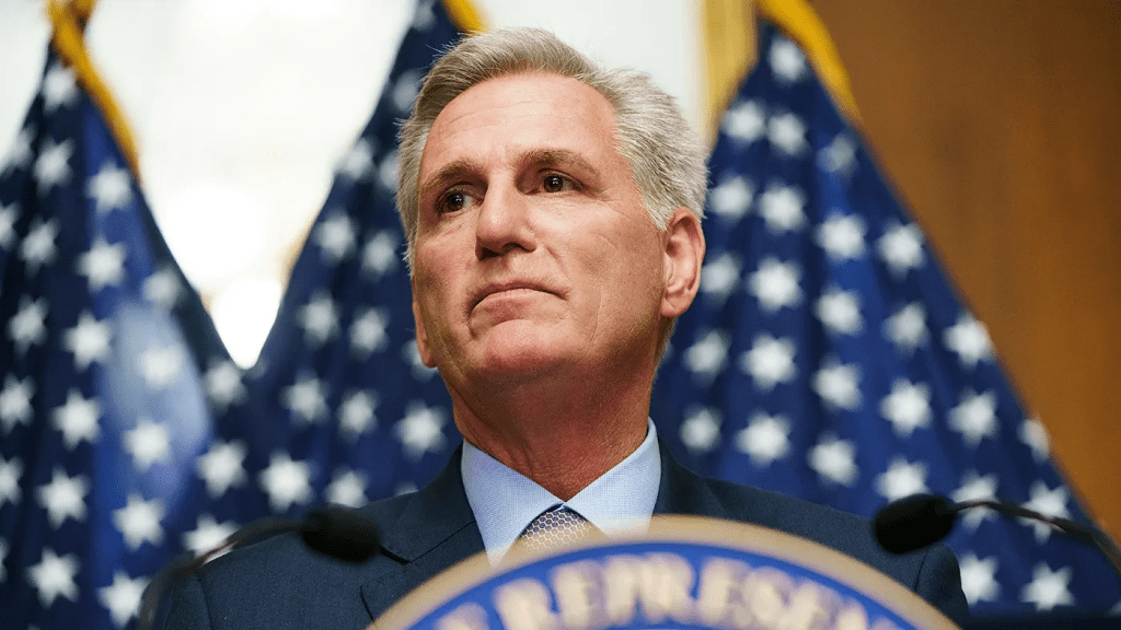 Former House Speaker, Kevin McCarthy