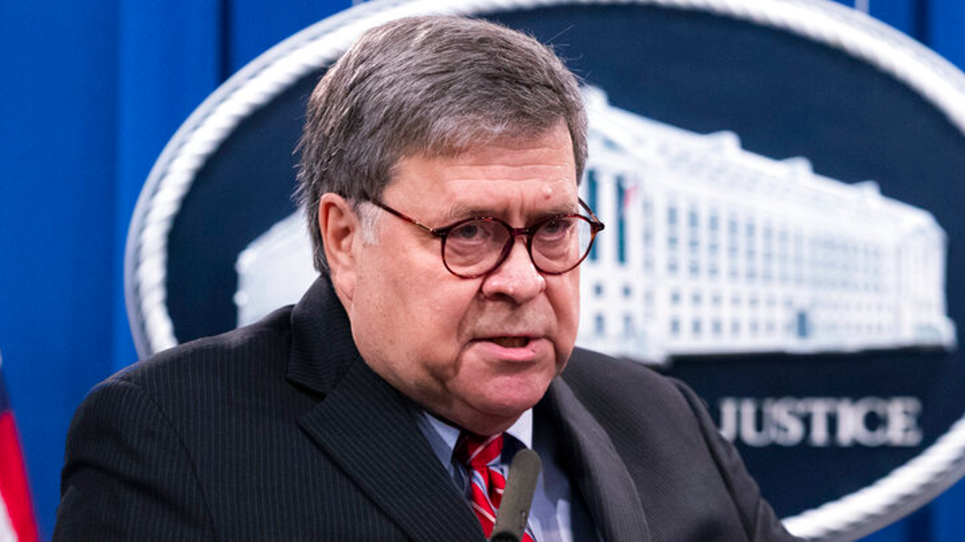 Former Attorney General, William Barr in 2020